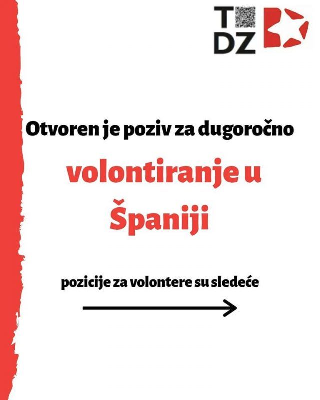 Ne propusti priliku volontiranja u Španiji