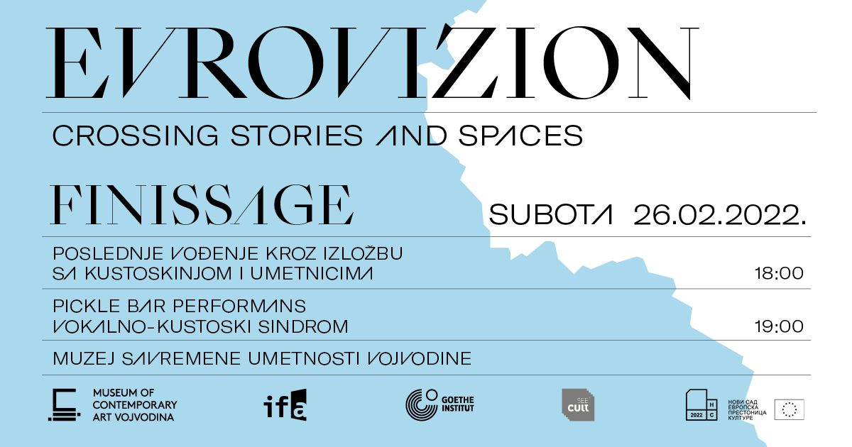 Performans "There is no such thing as a free lunch" na zatvaranju izložbe EVROVIZION.CROSSING STORIES AND SPACES