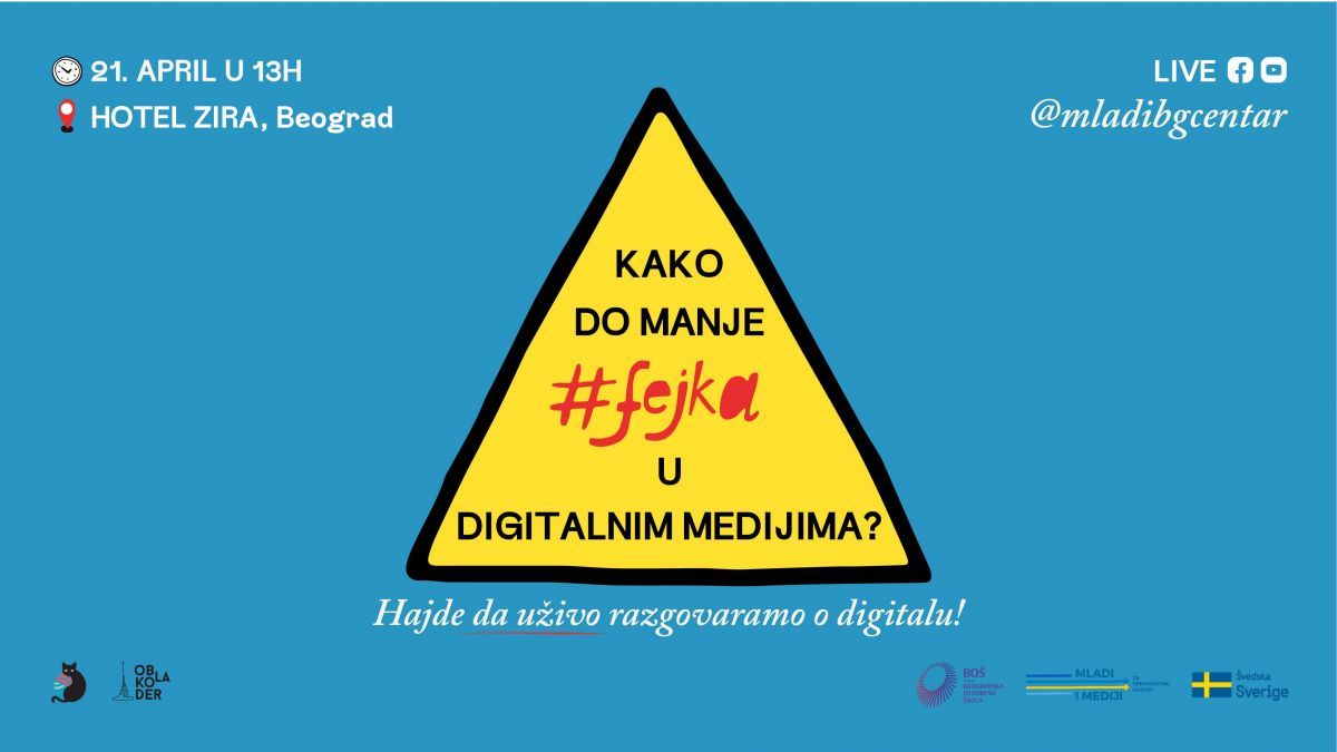 Otvorene prijave za #antifejk događaj: Kako do manje #fejka u digitalnim medijima?