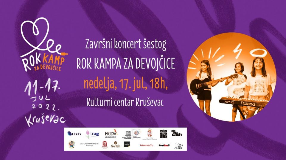 Rok kamp za devojčice te poziva na završni koncert!