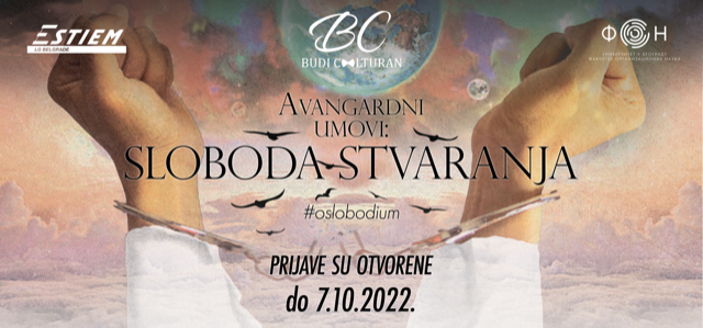 Budi Coolturan 2022 – Avangardni umovi: Sloboda stvaranja