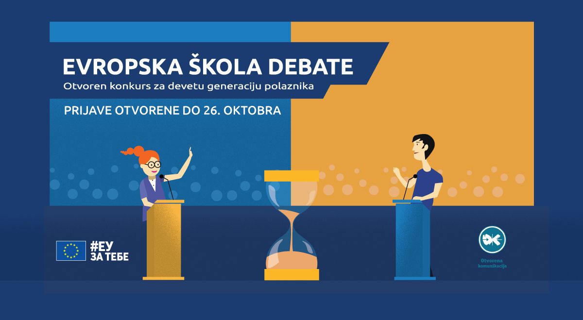 Budi novi polaznik/ca Evropske škole debate