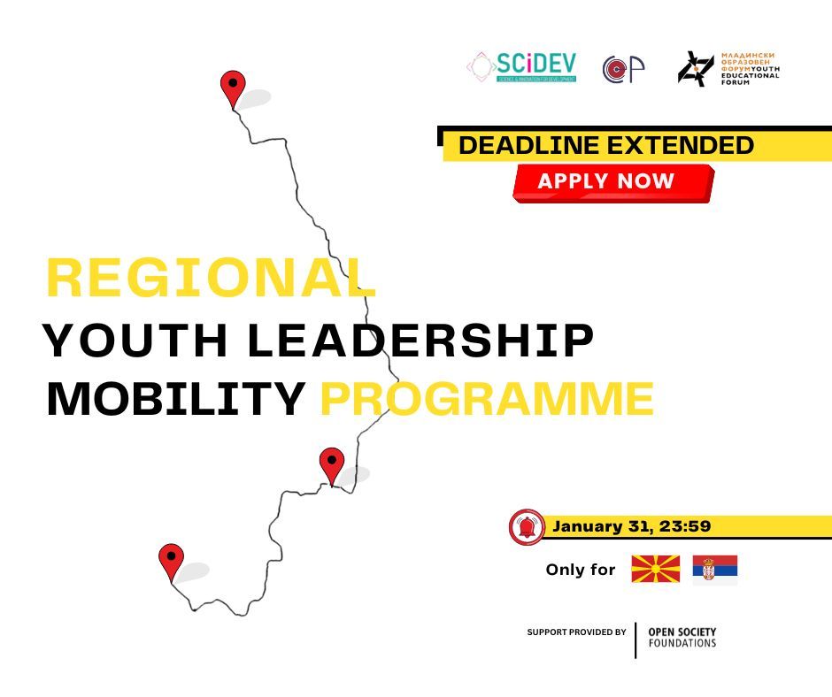 Regionalni program liderstva i mobilnosti mladih: Poziv za prijave za 2022/23. godinu