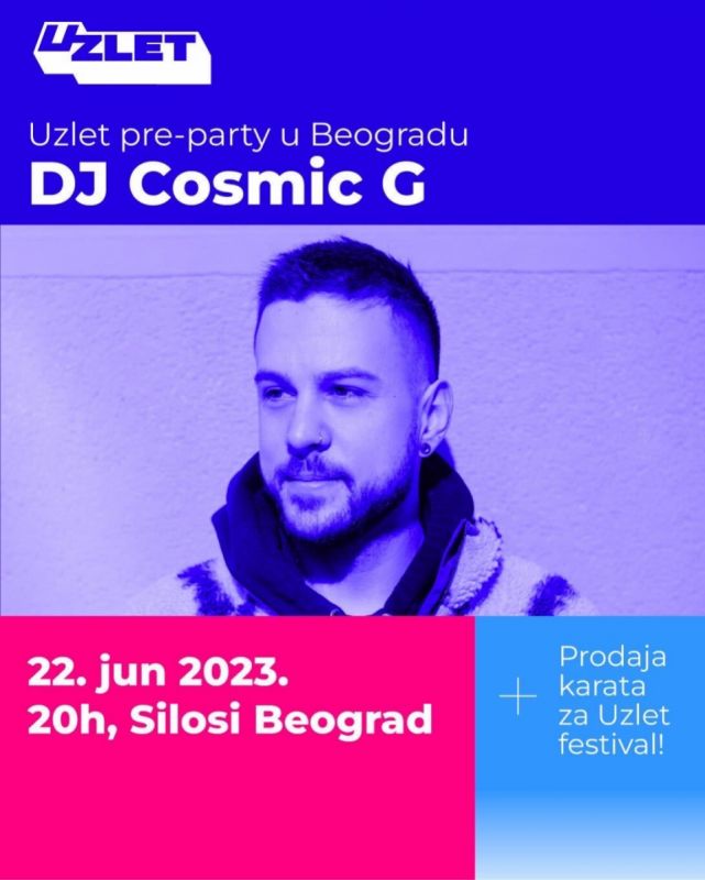 Ne propustite: Uzlet pre-party sa DJ Cosmic G-jem u beogradskim Silosima