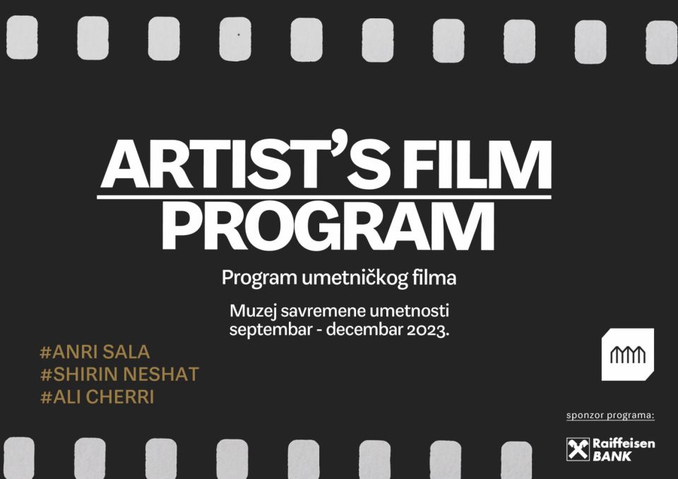 Program umetničkog filma Artist’s Film od septembra u Muzeju savremene umetnosti
