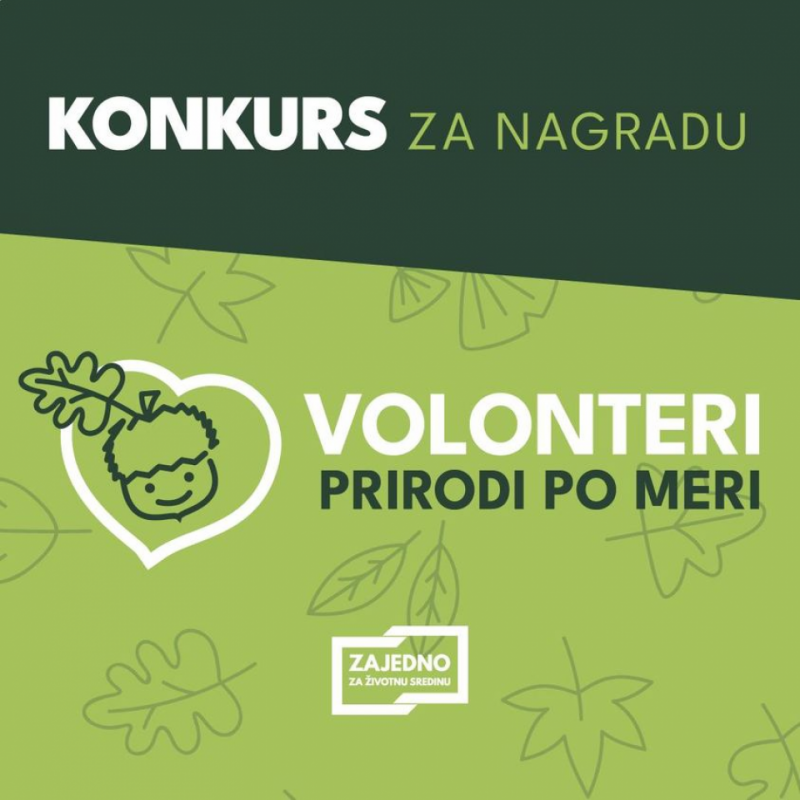 Konkurs za nagradu "Volonteri prirodi po meri"