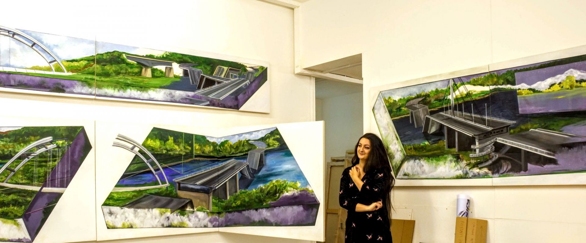 Izložba "Zemljakinja" Tamare Rogović u Aleksić Galeriji, Kragujevac