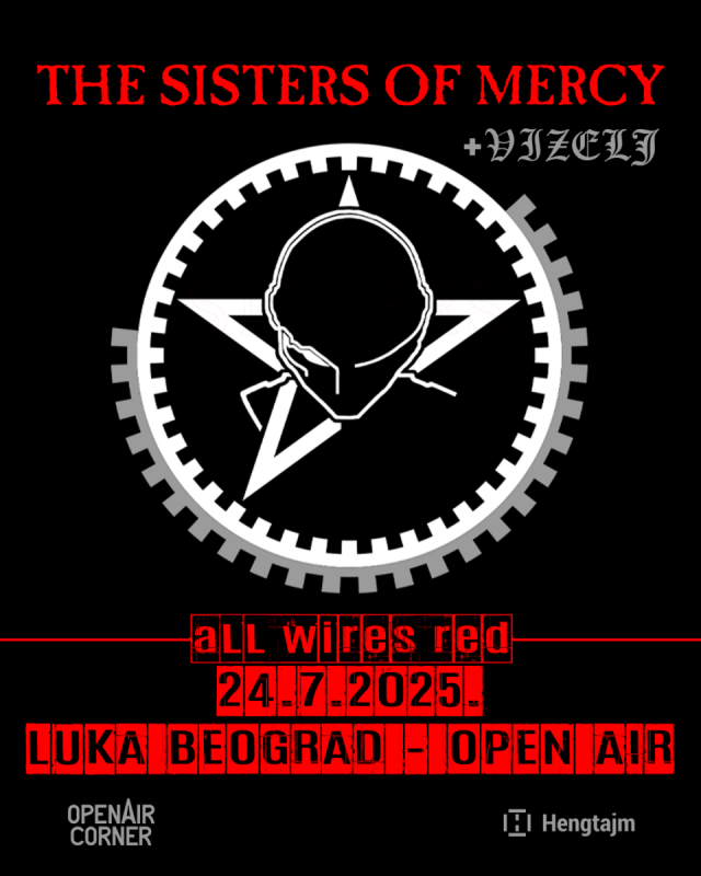 Vizelj uz The Sisters of Mercy na otvorenom u Luki Beograd!