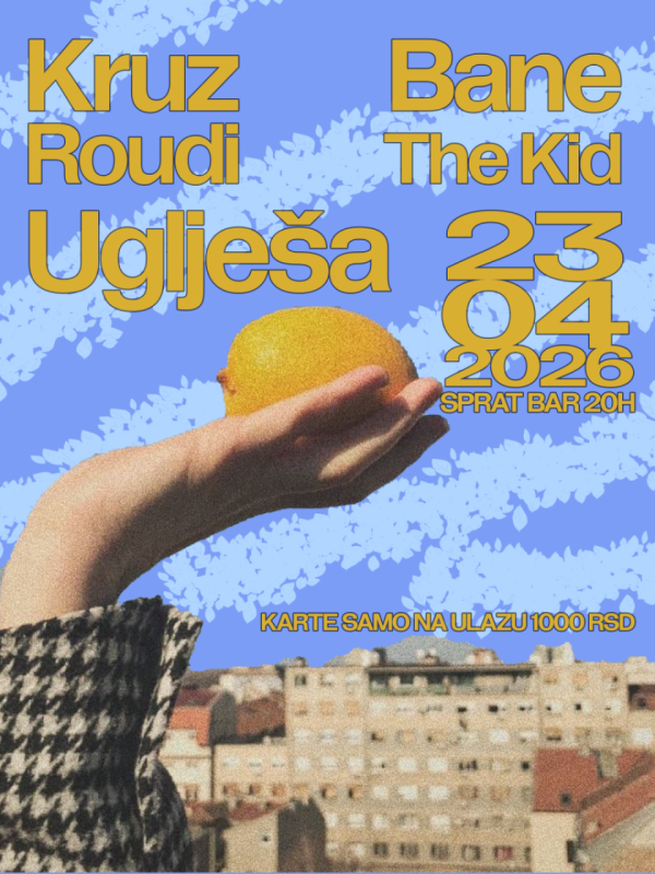 Indie veče u Spratu, 23. april