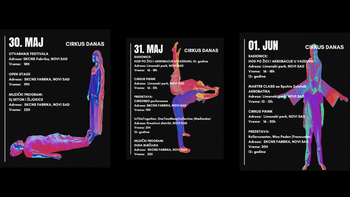 Festival savremenog cirkusa ,,CIRKUS DANAS“ za vikend u Novom Sadu