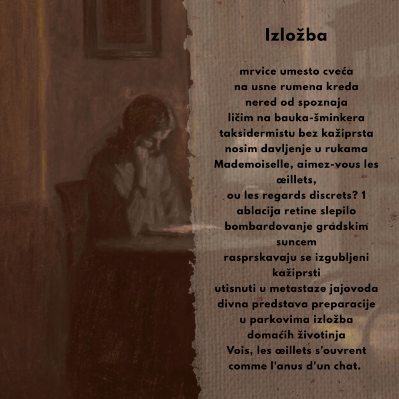 Mingl intervju, Angelina Životić: Pi&scaron;em organski, moje sigurno mesto je materica