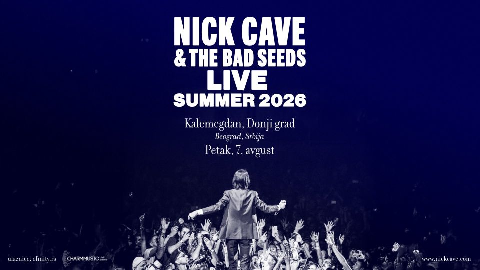 Muzička ispovest Nika Kejva 7. avgusta na Kalemegdanu
