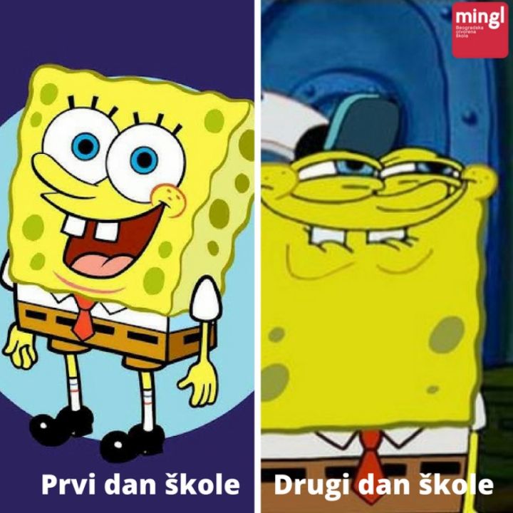 Prvi vs. drugi dan škole