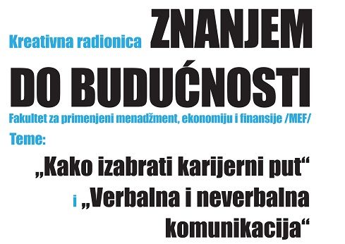 Kreativna radionica „Znanjem do budućnosti”