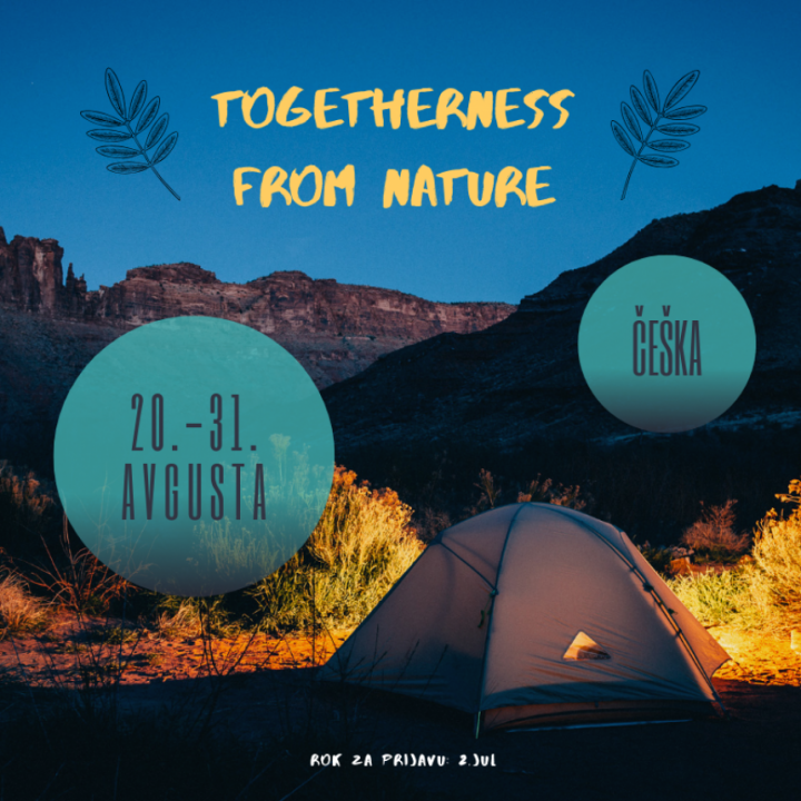 Poziv za Erasmus+ omladinsku razmenu Togetherness from Nature 