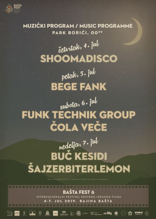 Muzički program 6. Bašta festa