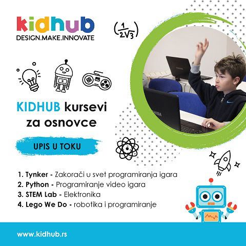 Otvoren upis na jesenje KidHub kurseve