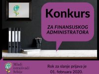 Konkurs: Finansijski administrator/ka MIS-a