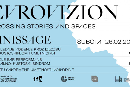 Performans "There is no such thing as a free lunch" na zatvaranju izložbe EVROVIZION.CROSSING STORIES AND SPACES