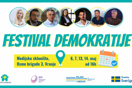 Festival demokratije naredna dva vikenda u Vranju