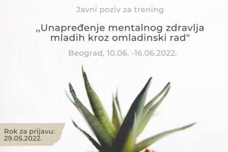 Trening na temu mentalnog zdravlja mladih