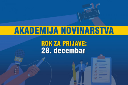 Prijavi se za novi ciklus Akademije novinarstva!