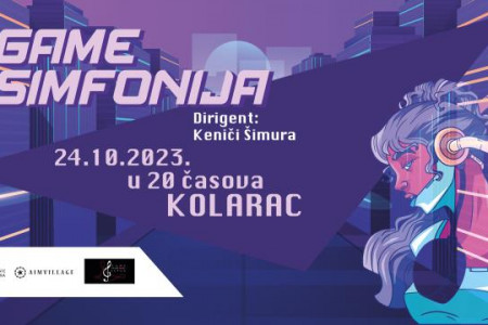 Muzika iz igrica, “Game simfonija”,  po prvi put u Srbiji - 24. oktobra na Kolarcu